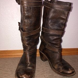 Women’s Frye Brown Leather Boots